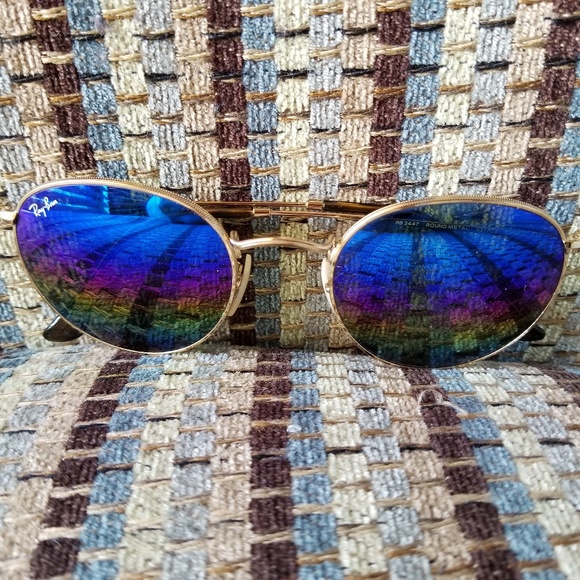 Rayban Round Mineral Flash Lenses 
